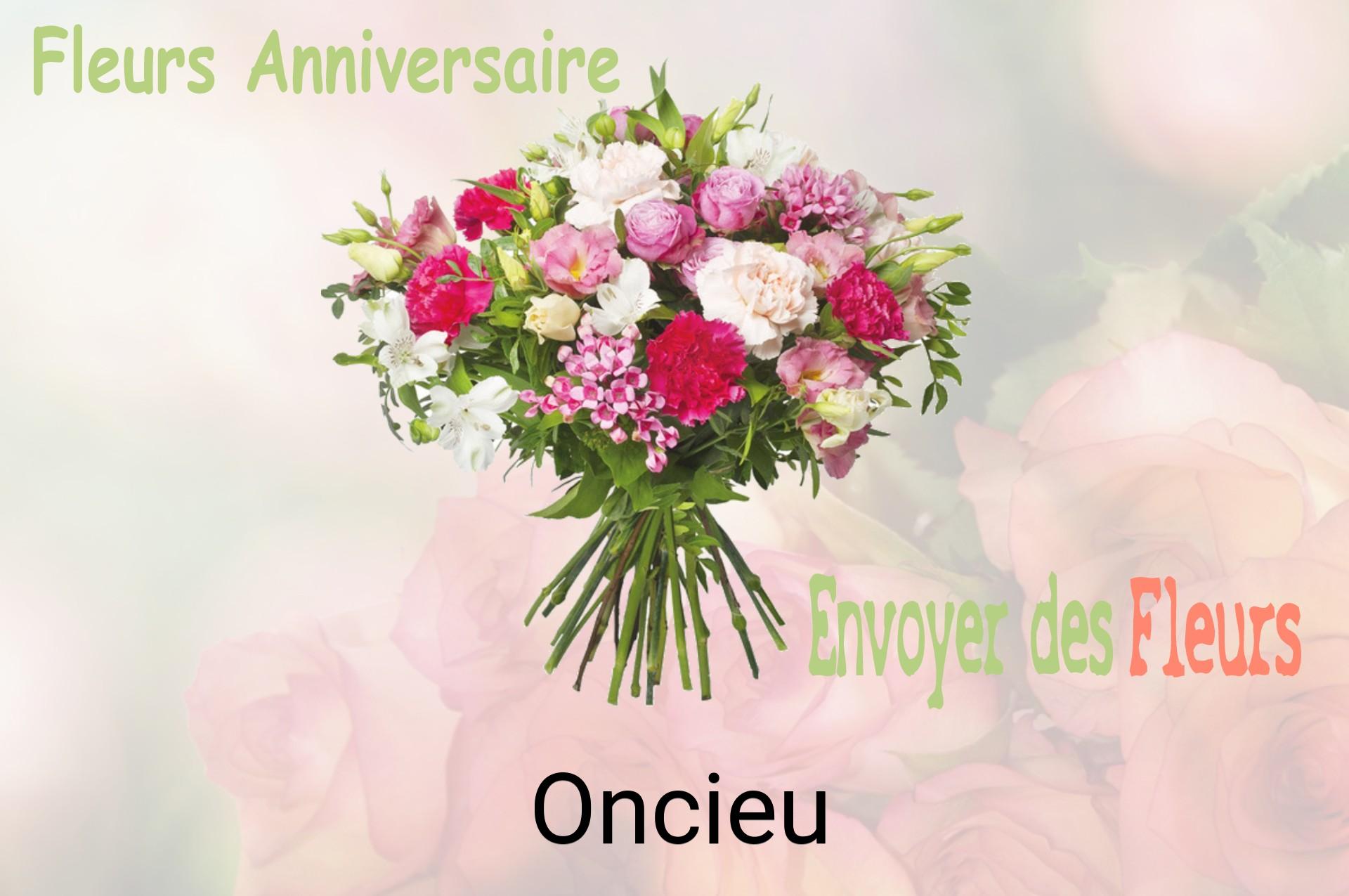 Bouquet de fleurs d’anniversaire livré à Oncieu