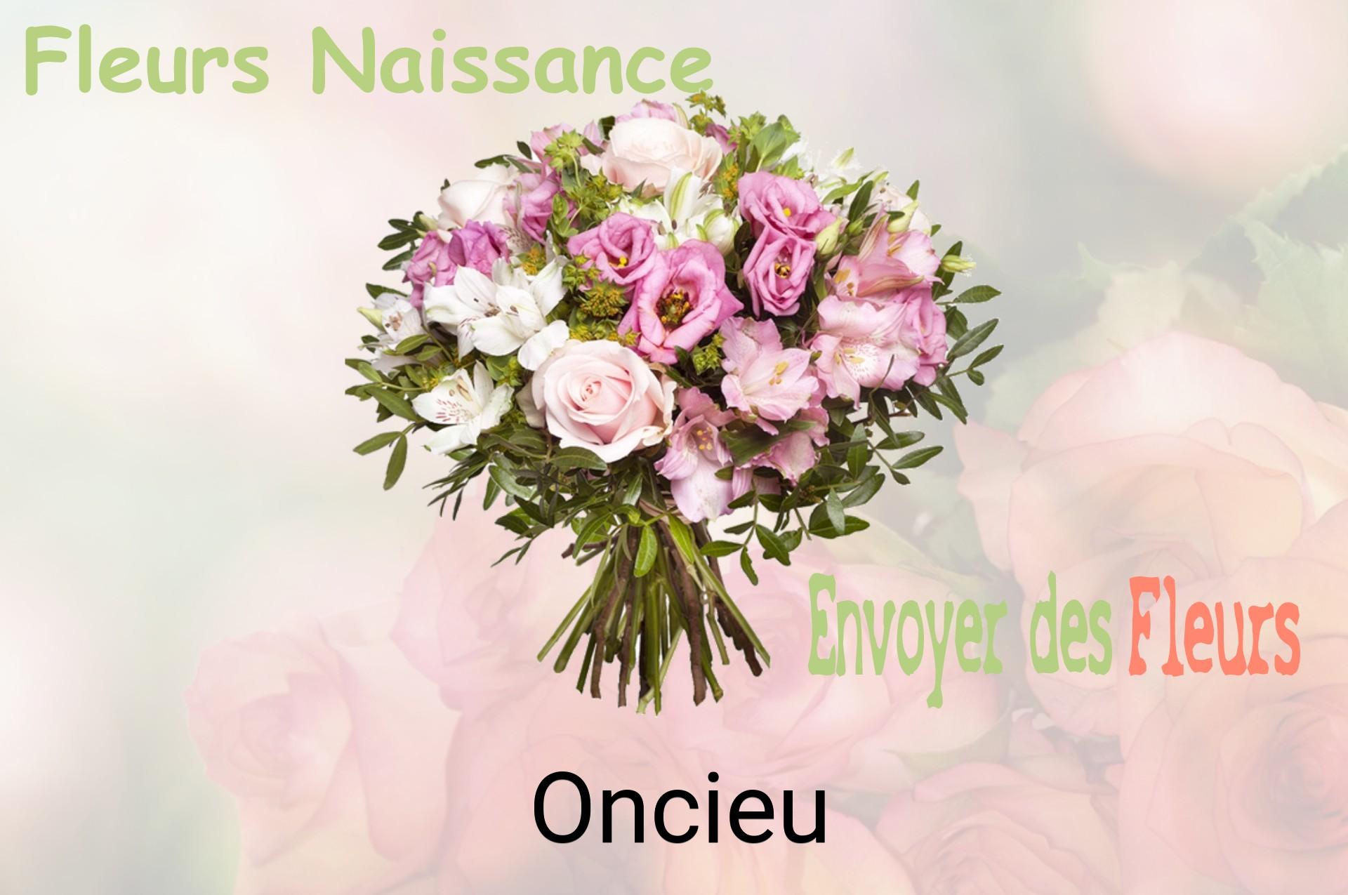 Bouquet de fleurs de naissance livré à Oncieu